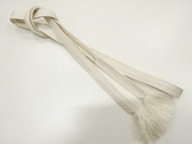 JAPANESE KIMONO / HAND-TIED OBIJIME CORD